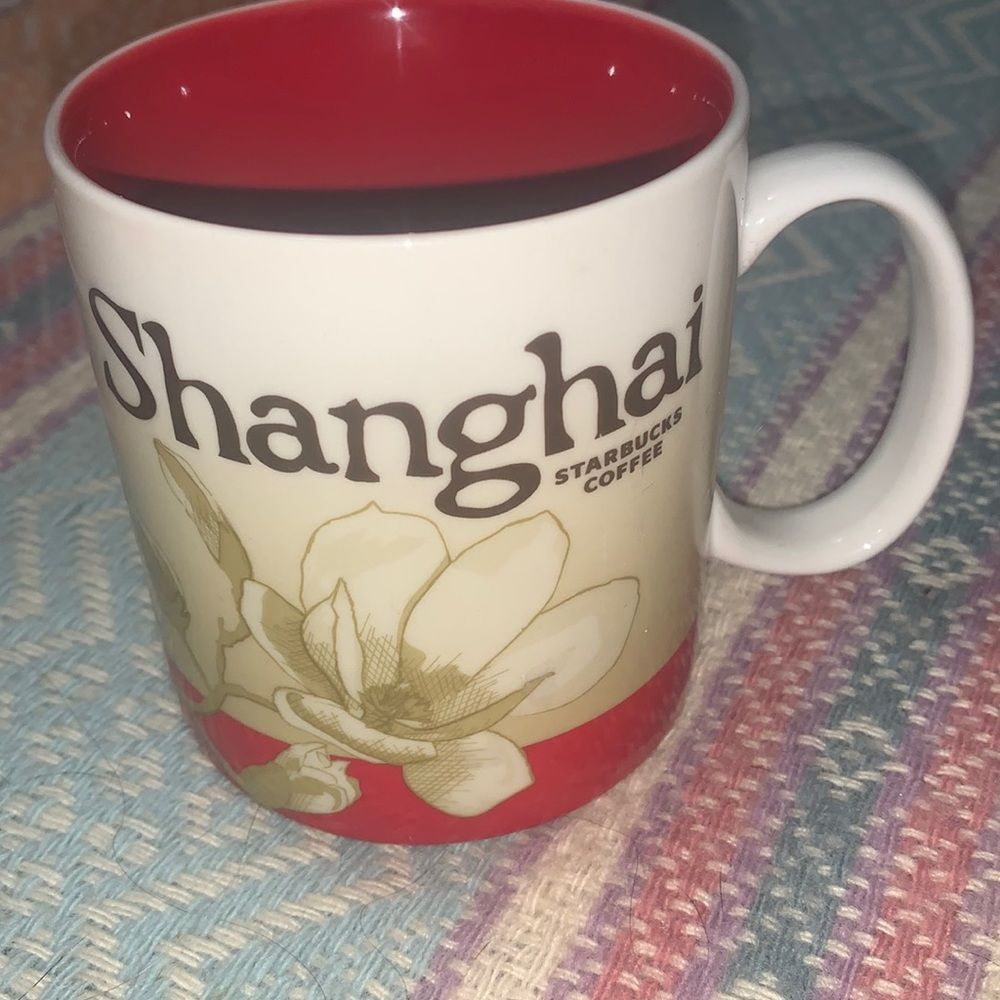 Starbucks Shanghai CoffeeMug 16oz Global Icon City Collector Series 2008 Retired